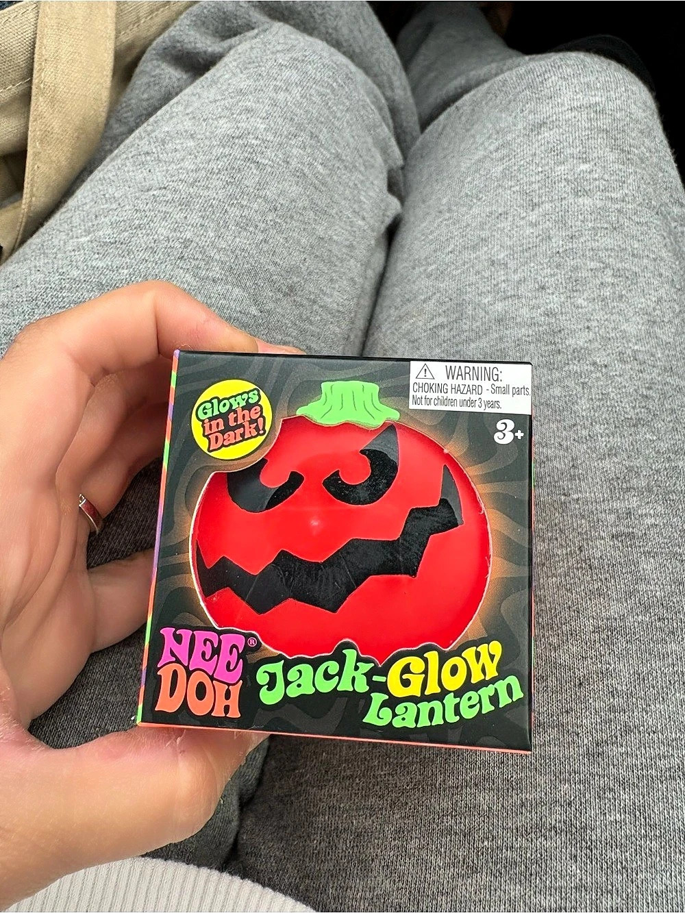 NWT TikTok viral needoh jack glow lantern orange